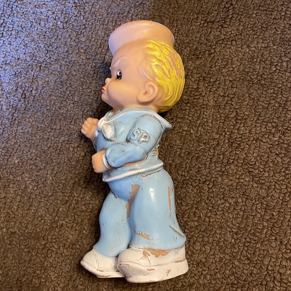 Vintage Stahlwood Toy Manufacturer Co. Spunky Sailor Squeaky Doll WWII Rare - Picture 2 of 7